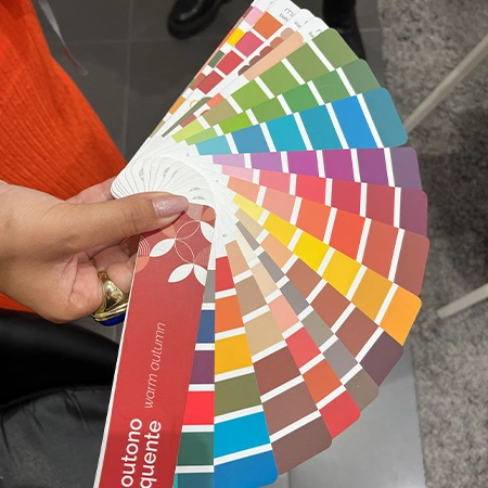 Color analysis session